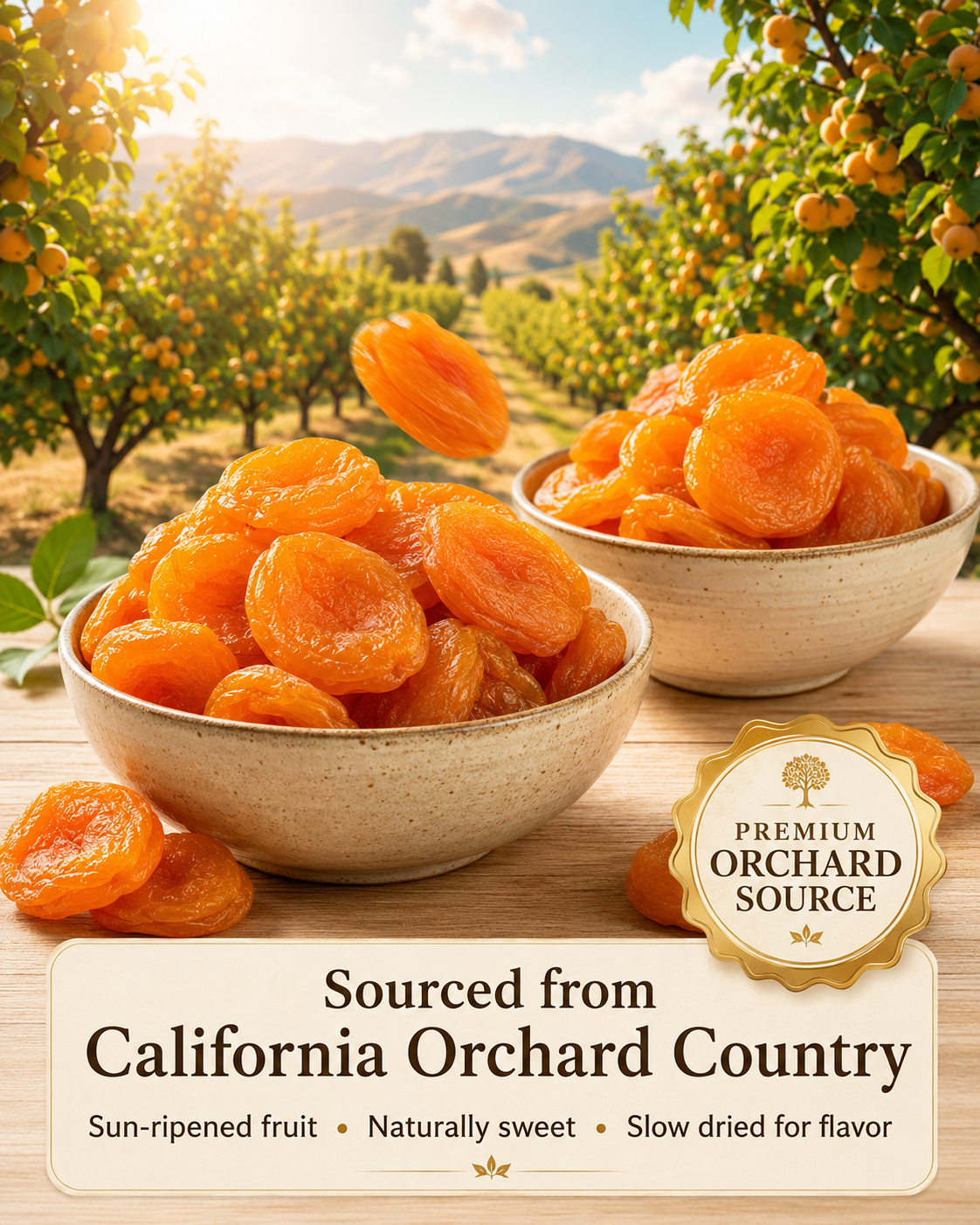 🏅Premium Seedless Golden Dried Apricots🟠 | Packed with Vitamin C & Natural Potassium, Promote Smooth Digestion, Relieve Bloating & Constipation, Nourish Heart & Boost Sustained Energy, Clean Organic Fruit Snack ❌ No Artificial Sugar-ZYY