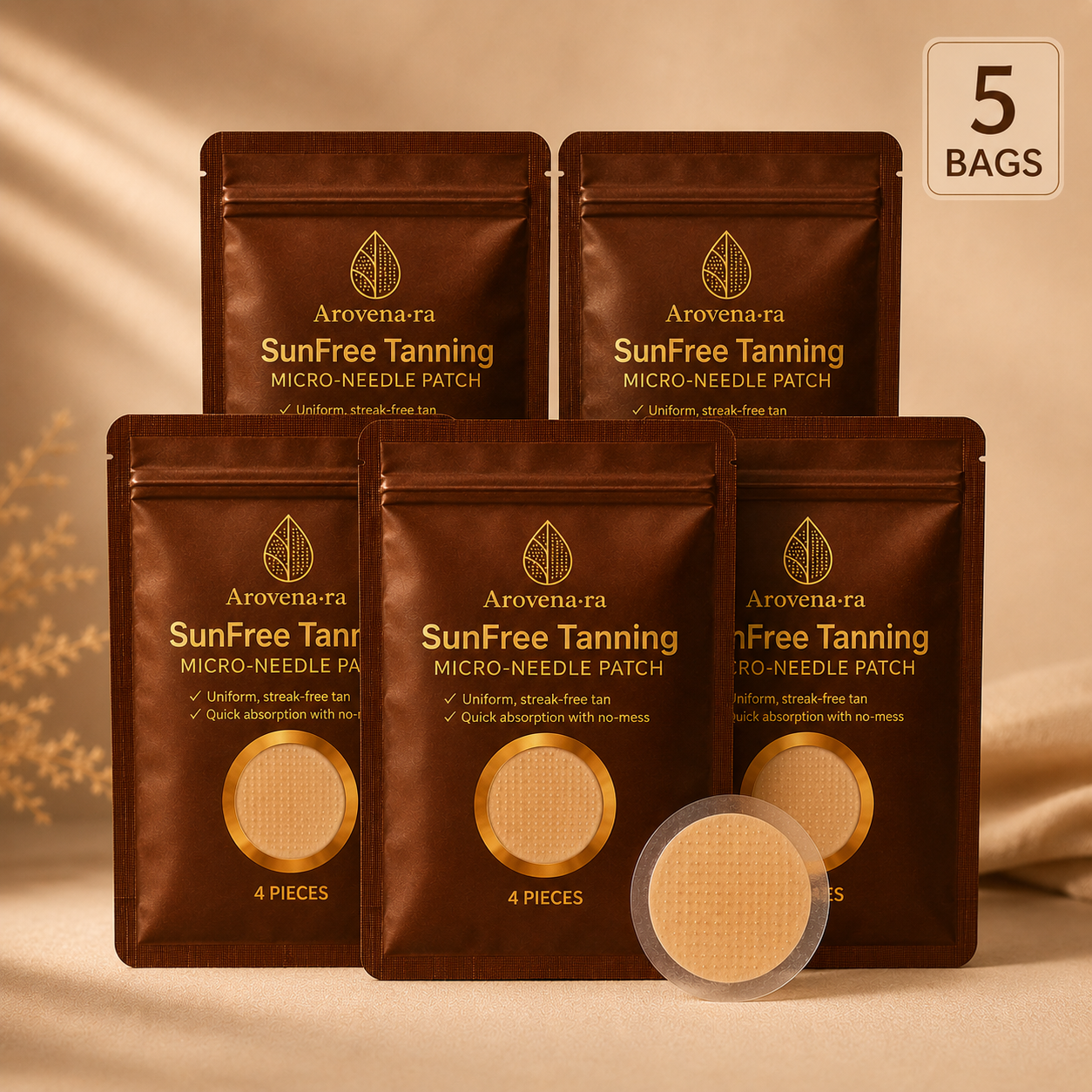💸 Big Discount Now ✨ Micro Needle Self-Tan Patches 🌞 UV-Free Tanning Solution, Smooth Even Finish, Comfortable Skin Feel, Long-Lasting Golden Bronze Look, Perfect for Summer, Beach & Daily Makeup 🩳-ZYY