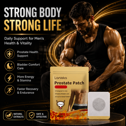 💪Men Gentle Prostate Vitality Care Patches🌿Comfort Soothing Massage Navel Stickers, Natural Male Body Skin Wellness Support Patch Ideal Gift for Men-ZYY