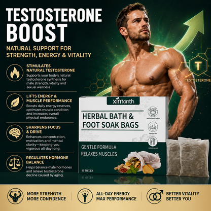 💪🌿 Men’s Herbal Foot Soak Bags | Boost Circulation, Restore Energy & Vitality 🛁⚡-DG1