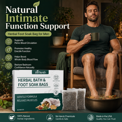 💪🌿 Men’s Herbal Foot Soak Bags | Boost Circulation, Restore Energy & Vitality 🛁⚡-DG1