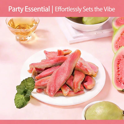 💪 Boost Your Energy & Curb Cravings – Natural Red Guava Slices, High in Fiber 🌿-YQ