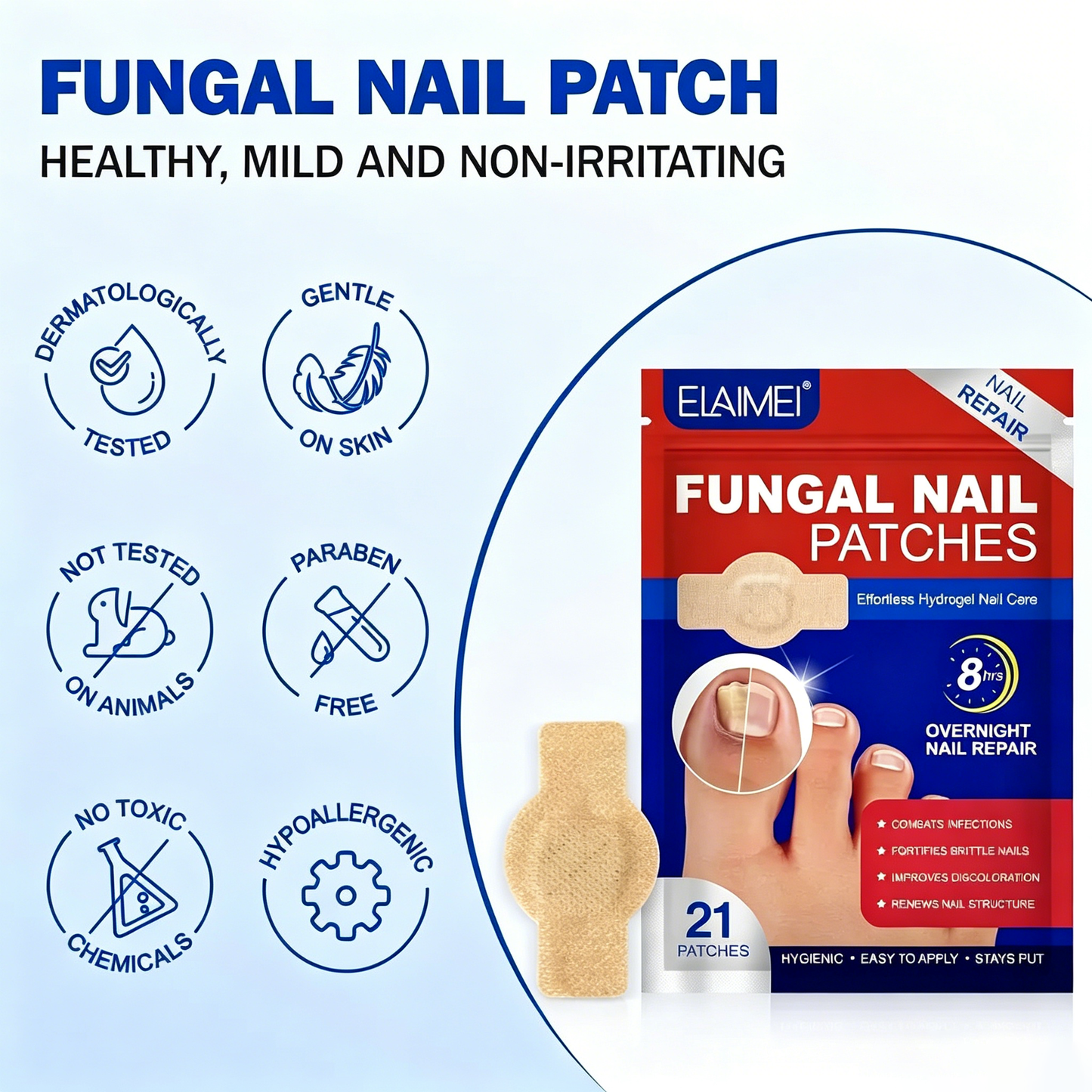 🔥 Nail Care Patches | ✨ Intensive Nail Renewal & Healthy-Looking Nail Support - DG