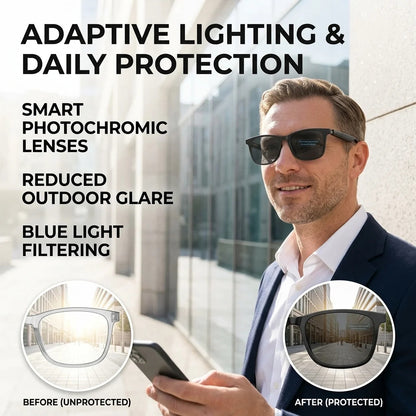 😎👓 Smart AI Translation & Color-Changing Bluetooth Sunglasses 🕶️✨ Speak Any Language Instantly + Enjoy Music + Stylish UV Protection 🌍🎧☀️-ZZ