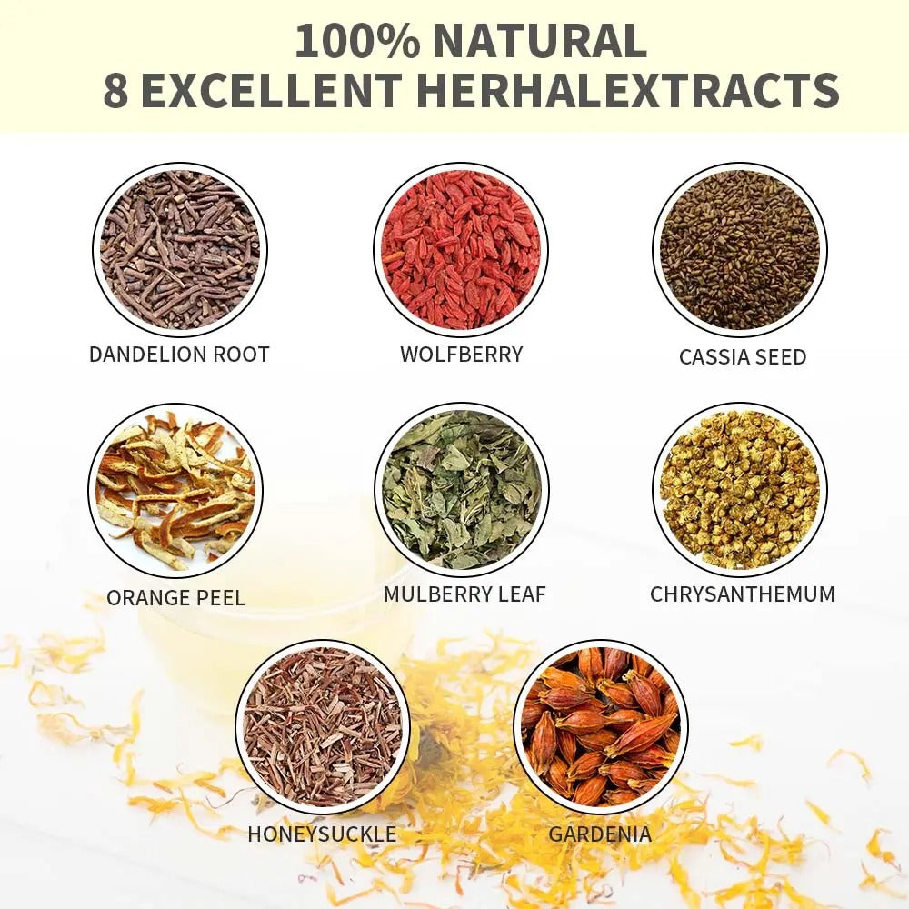 🌿✨ Premium Dandelion & Goji Berry Herbal Tea 🍵💛 Boost Vitality, Detox Naturally & Support Daily Wellness 🌟💧 🌸 Immune Support | 🍃 Antioxidant Rich | 💪 Energizing Daily Ritual for Men & Women 🏃‍♂️🌿-ZZ