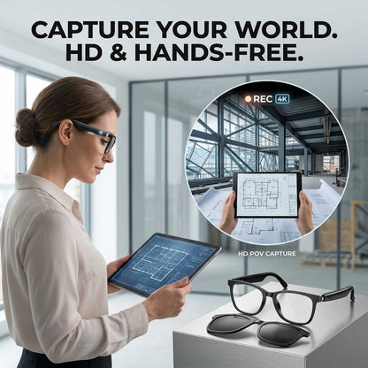 😎👓 Smart AI Translation & Color-Changing Bluetooth Sunglasses 🕶️✨ Speak Any Language Instantly + Enjoy Music + Stylish UV Protection 🌍🎧☀️-ZZ