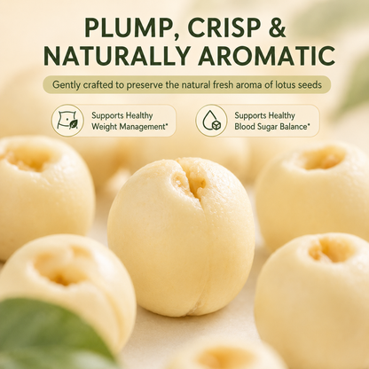🌿✨ Premium Peeled Lotus Seeds – Science-Inspired Smart Snacking for Healthy Blood Sugar & Everyday Wellness 💚🌰-DG1