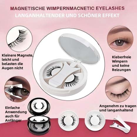 🔥✨ Hot Sale! ✨🔥 Magnetic Eyelashes – No Glue, No Mess, Effortless Glam Every Day 👁️💖💄 Travel-Friendly & Reusable Beauty Must-Have! 🌸💫-ZZ