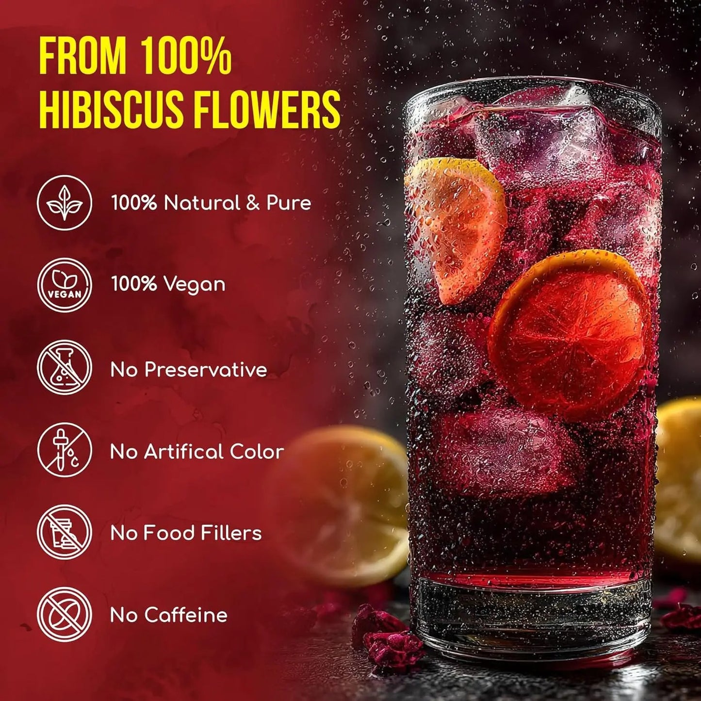 🌺✨ Premium Hibiscus Sabdariffa Herbal Tea 🍵❤️ – Boost Blood Health & Promote Circulation Naturally 🌿💖 🌸 Supports Heart & Vessel Wellness | 💧 Energizing Daily Ritual for Men & Women 🏃‍♀️💪-ZZ