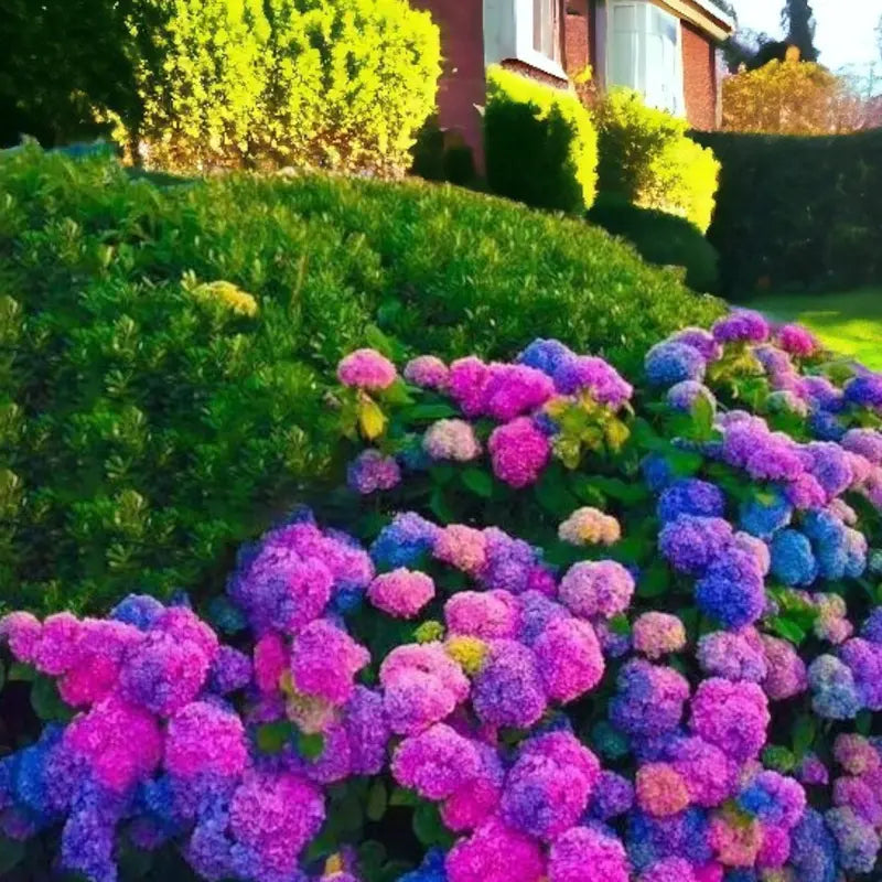 🌸✨ Blue Pink Purple Hydrangea Seeds 🌿🌈 Grow Stunning Multi-Color Blooms That Transform Any Garden 💙💖💜-ZZ