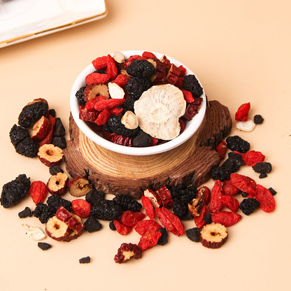 🌿✨ Premium Ginseng Five Treasure Herbal Tea 🍵💪 Restore Energy, Support Kidney Health & Enhance Stamina 🌟💚 🌸 Red Dates, Goji Berries & Mulberry Blend | 🍃 Men's Nourishing Formula | 💧 Daily Vitality Support 🏋️‍♂️🍵-ZYY