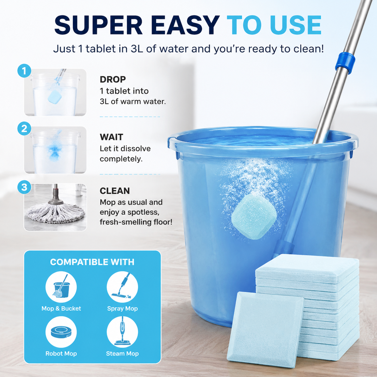 🔥New Hot Selling❤️‍🔥🔥✨ 100PCS Multi-Surface Cleaning Sheets – Powerful, Streak-Free & Fresh Scent 🧼✨ Safe on Hardwood, Tile, Marble, Glass & Stainless Steel! 🏠💎 Easy Wipe, Zero Residue & Fast Cleaning! 🧹💨-ZZ