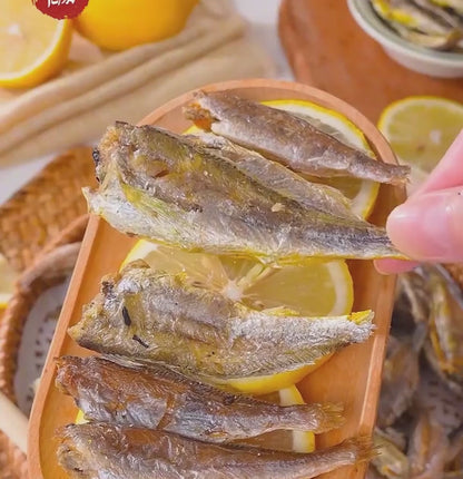 🚫 Skip Junk Snacks! 🐠 Crispy Yellow Croaker Chips | High Protein Filling Snack, DHA & DPA Omega3 Support Brain, Vessel & Joint Health, Non-Greasy Seafood Treat-ZYY
