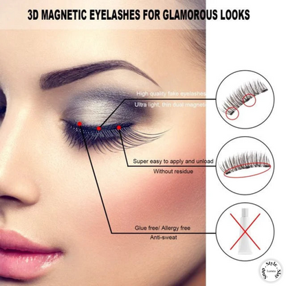 🔥✨ Hot Sale! ✨🔥 Magnetic Eyelashes – No Glue, No Mess, Effortless Glam Every Day 👁️💖💄 Travel-Friendly & Reusable Beauty Must-Have! 🌸💫-ZZ
