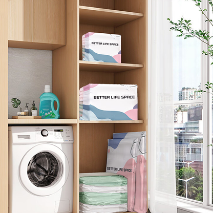 🔥✨ Hot Sale!🔥🧳 SpaceSaver No-Pump Vacuum Storage Bags ✨🏠 💨 Instantly Compress Clothes, Blankets & Bedding — No Vacuum Needed! 👕🛏️-ZZ