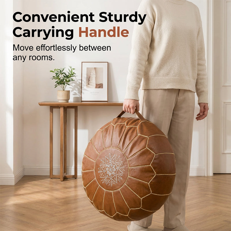 🌻✨ Sunflower Storage Ottoman Pouf 🪑💛 Stylish Hidden Storage Footrest & Cozy Home Seat 🌿🏡 🧺 Space-Saving Storage | 💺 Soft Comfortable Seating | 🌸 Elegant Floral Design for Modern Homes-ZZ