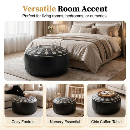 🌻✨ Sunflower Storage Ottoman Pouf 🪑💛 Stylish Hidden Storage Footrest & Cozy Home Seat 🌿🏡 🧺 Space-Saving Storage | 💺 Soft Comfortable Seating | 🌸 Elegant Floral Design for Modern Homes-ZZ