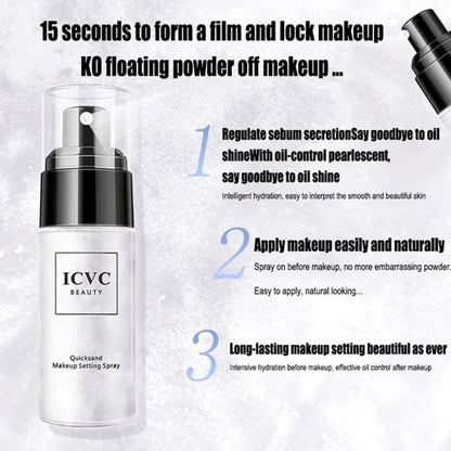 💫✨ Viral Setting Spray Mist 🌬️💖 Long-Lasting Makeup Lock + Oil Control + Hydration Boost 💦🌸 💎 Waterproof Finish | 🌿 Skin Hydrating Formula | ✨ Brightening Glow Effect 😍-ZZ