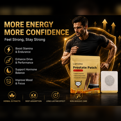 💪Men Gentle Prostate Vitality Care Patches🌿Comfort Soothing Massage Navel Stickers, Natural Male Body Skin Wellness Support Patch Ideal Gift for Men-ZYY